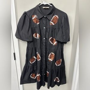 Sequined Game Day dress